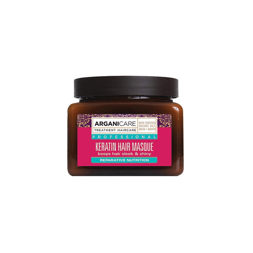 Arganicare Keratino plaukų kaukė su keratinu 500ml – 2