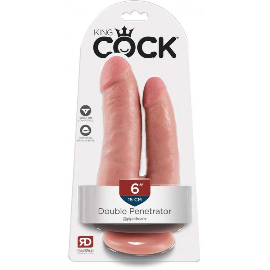 Pipedreams KING COCK DOUBLE PENETRATOR FLESH – 2