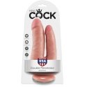 Pipedreams KING COCK DOUBLE PENETRATOR FLESH Pipedreams KING COCK DOUBLE PENETRATOR FLESH