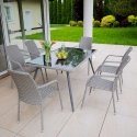 Stół Lupus 150 x 90 x 73 cm gray PATIO Stół Lupus 150 x 90 x 73 cm gray PATIO