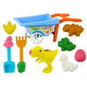Lean Toys Set of Toczka Sand Toys, Six Molds, Watering Can, Dinosaurs Lean Toys Set of Toczka Sand Toys, Six Molds, Watering Can, Dinosaurs