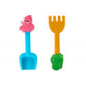 Lean Toys Set of Toczka Sand Toys, Six Molds, Watering Can, Dinosaurs Lean Toys Set of Toczka Sand Toys, Six Molds, Watering Can, Dinosaurs