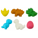 Lean Toys Set of Toczka Sand Toys, Six Molds, Watering Can, Dinosaurs Lean Toys Set of Toczka Sand Toys, Six Molds, Watering Can, Dinosaurs