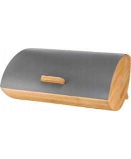 Wooden and steel Dajar bread box