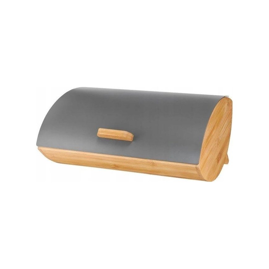 Wooden and steel Dajar bread box