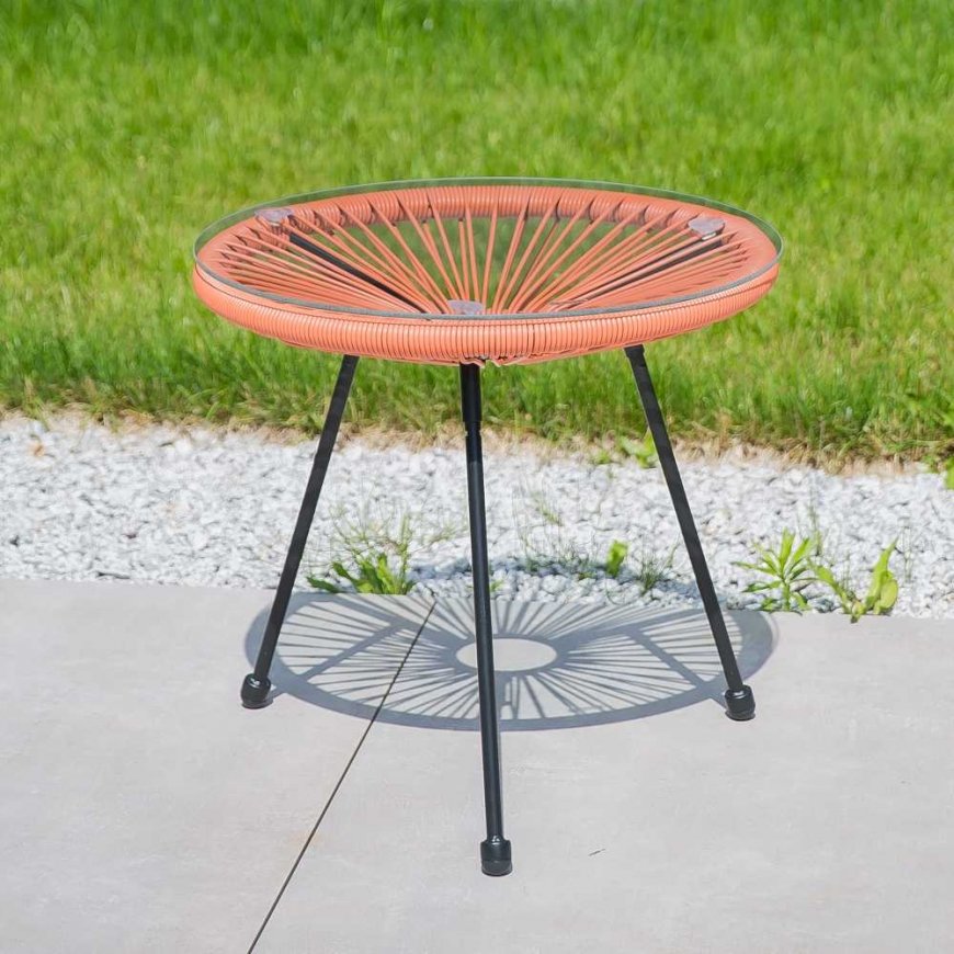 Staliukas Arthur 48 cm oranžinis PATIO
