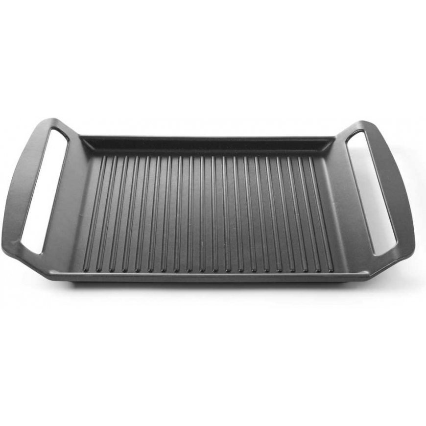 Grilio padėklo plokštė indukcinėms viryklėms TEFLON 39x26cm - HENDI 629130 – 2