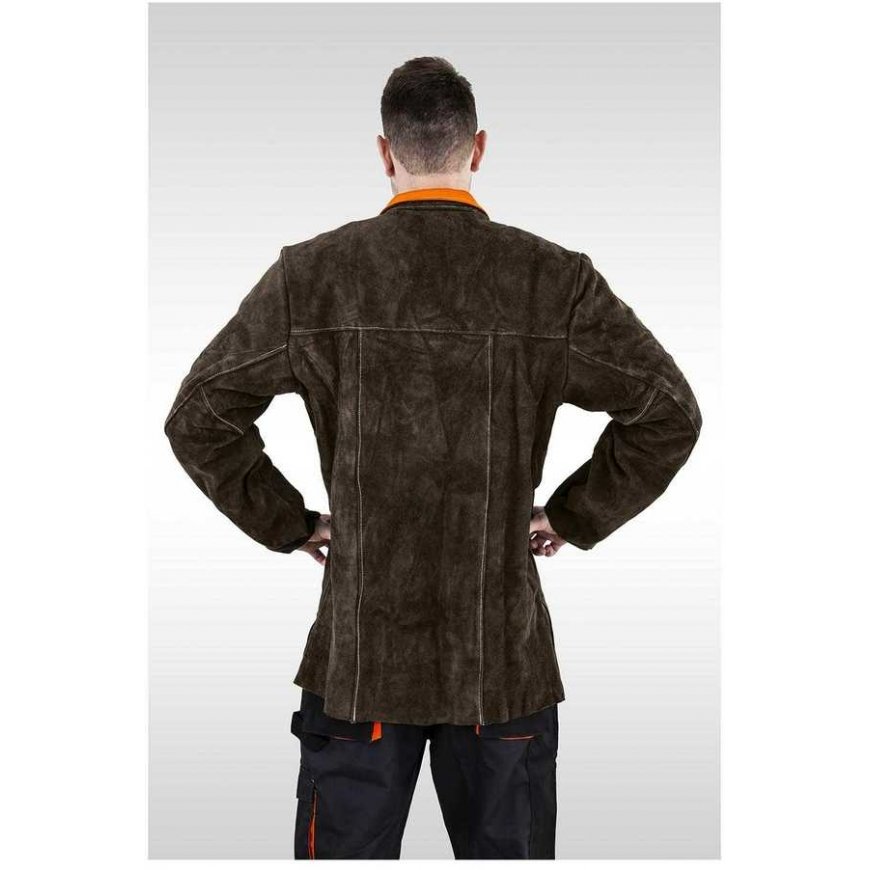 Stamos Germany Durable protective leather welding jacket, size XL – 4