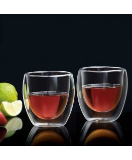 Set of 2 Mia thermal glasses 250 ml AMBITION
