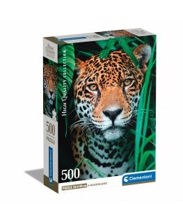 Clementoni High Quality Collection Jaguar in the Jungle Kuviopalapeli 500 kpl Eläimet