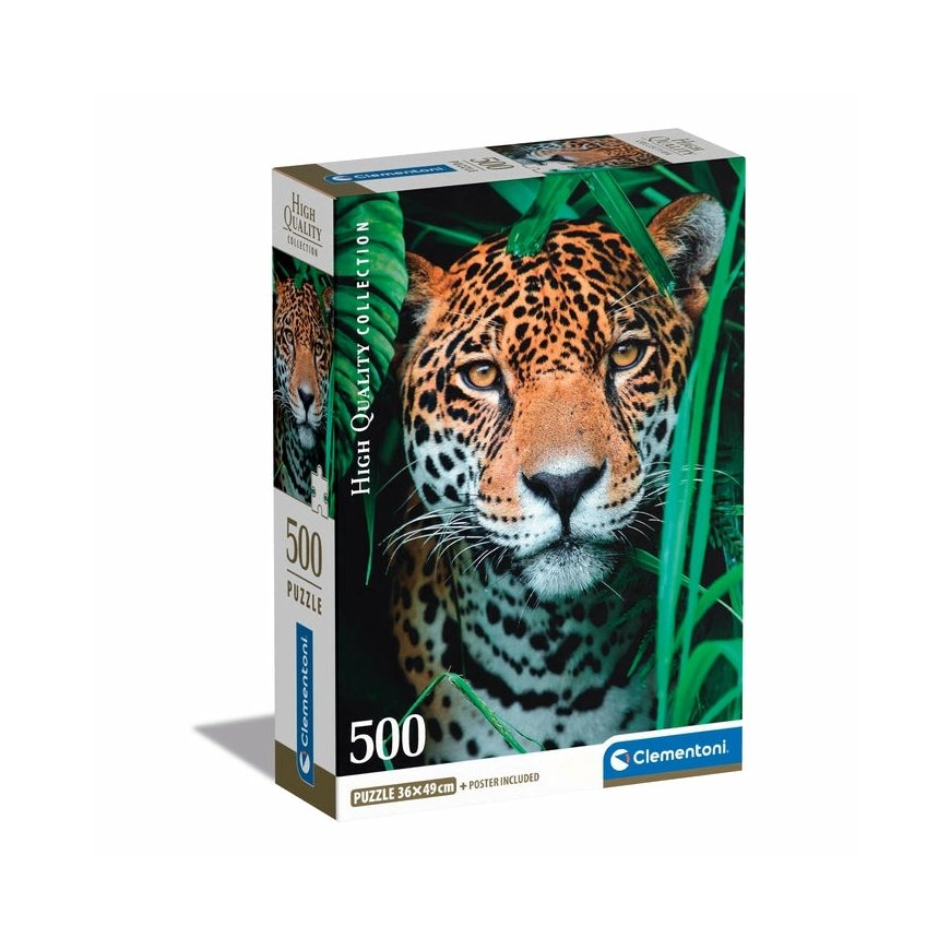 Clementoni High Quality Collection Jaguar in the Jungle Составная картинка-головоломка 500 шт Животн