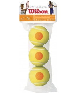 Wilson Starter Orange Tennis Ball, 3 pcs
