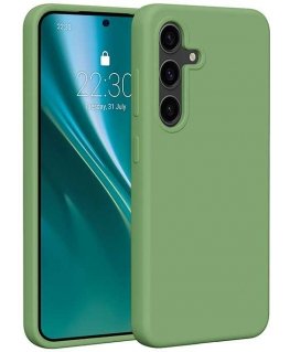 Case Etteri Silicone case for Samsung Galaxy S24 light green