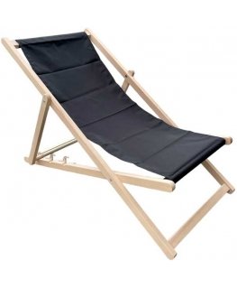 Leżak sodo drewniany Gozo Classic juoda PATIO