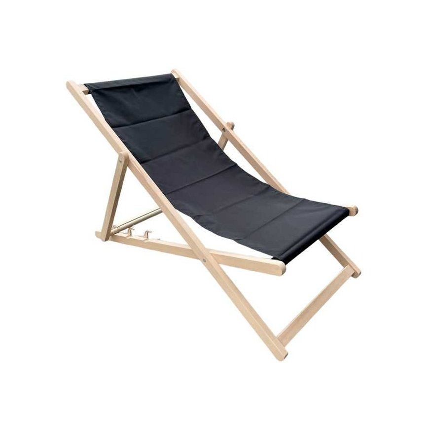 Leżak sodo drewniany Gozo Classic juoda PATIO
