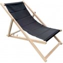 Leżak sodo drewniany Gozo Classic black PATIO Leżak sodo drewniany Gozo Classic black PATIO