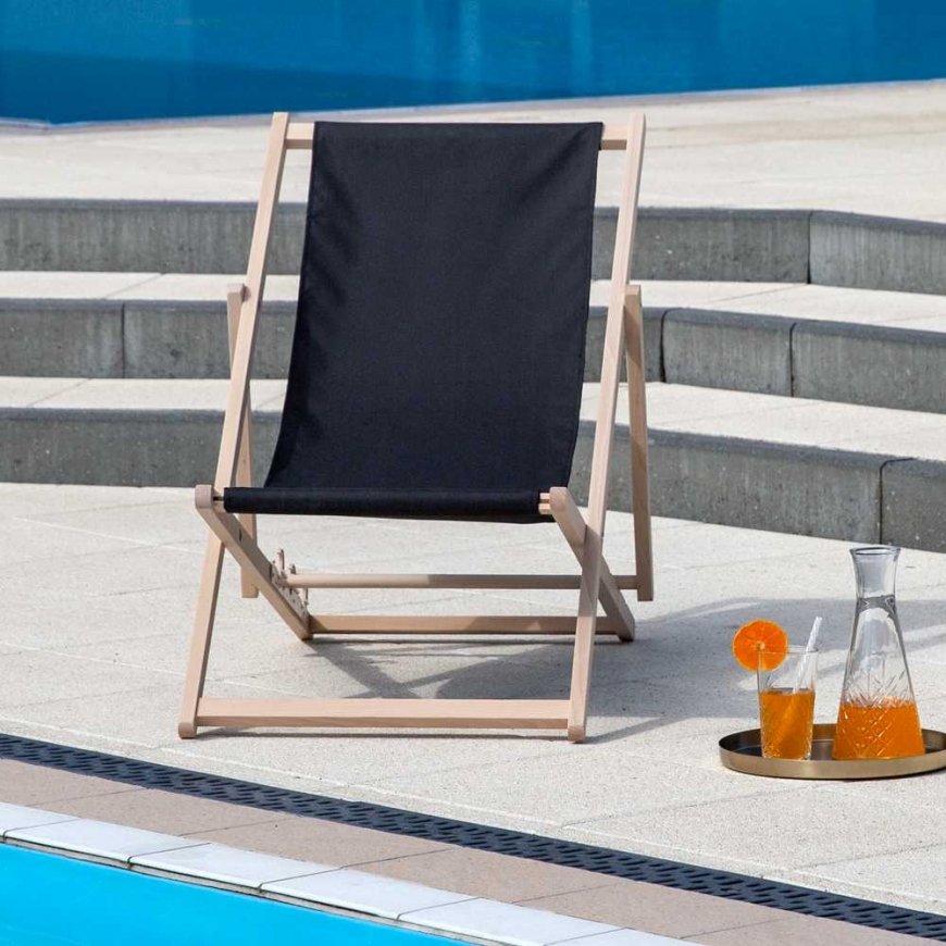 Leżak sodo drewniany Gozo Classic juoda PATIO – 2