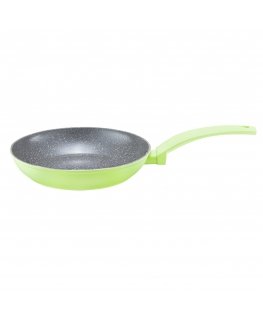 Pan with coating Qualum Ceramic Stone Edition Alice 28 cm green AMBITION