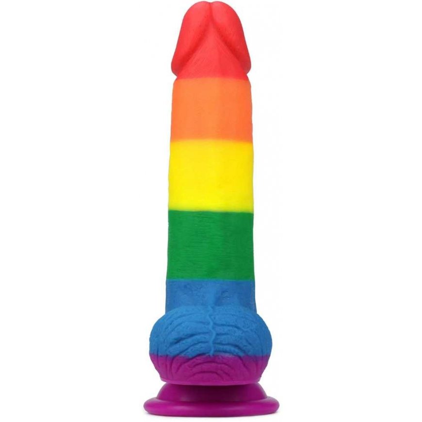 LOVETOY Prider Dildo 7.5' Colorful – 3