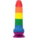 LOVETOY Prider Dildo 7.5' Colorful LOVETOY Prider Dildo 7.5' Colorful