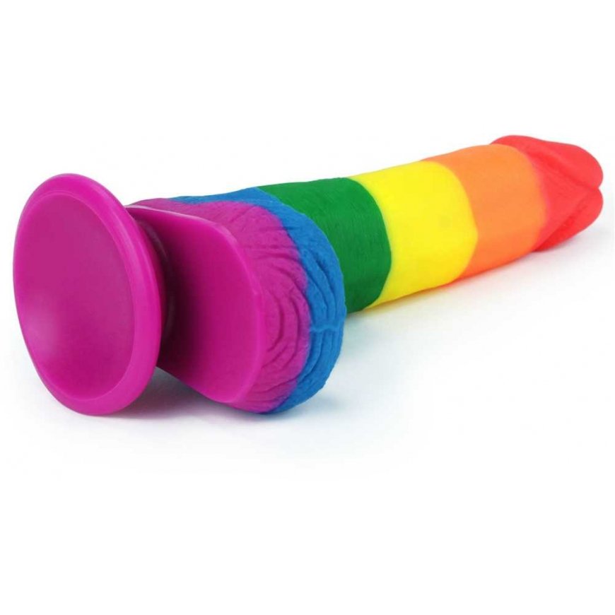 LOVETOY Prider Dildo 7.5' Colorful – 4