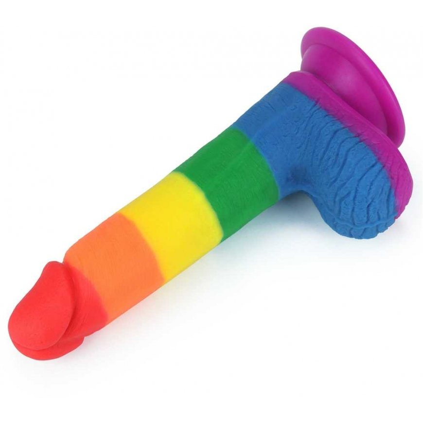LOVETOY Prider Dildo 7.5' Colorful – 5