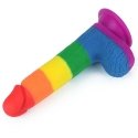 LOVETOY Prider Dildo 7.5' Colorful LOVETOY Prider Dildo 7.5' Colorful