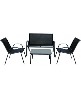 Rinkinys mebli ogrodowych Manhattan antracytowy PATIO