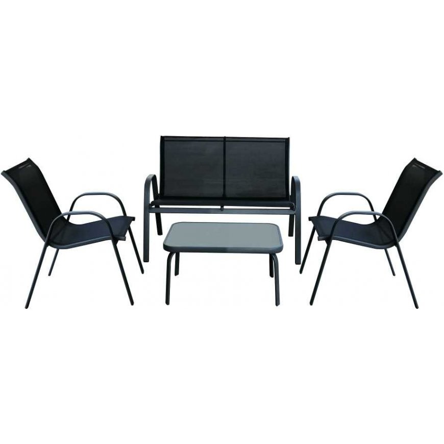 Set mebli ogrodowych Manhattan antracytowy PATIO