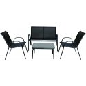 Set mebli ogrodowych Manhattan antracytowy PATIO Set mebli ogrodowych Manhattan antracytowy PATIO