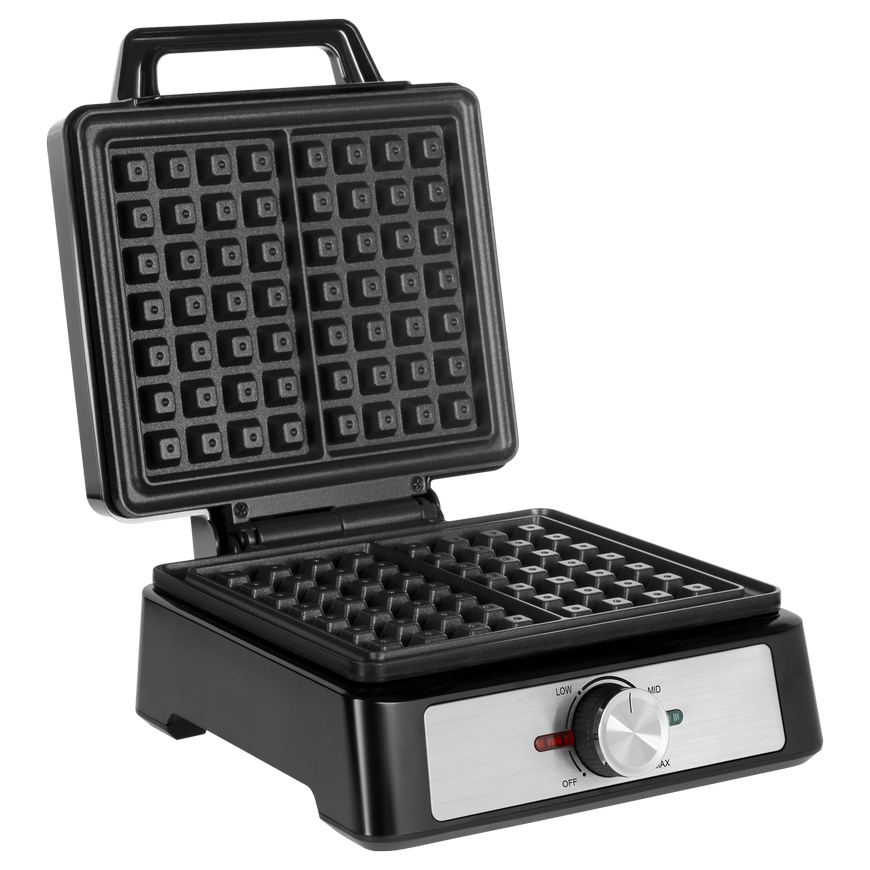 TEESA vaflinė, 2 vafliai, 1600W, inox, galios reguliavimas – 2