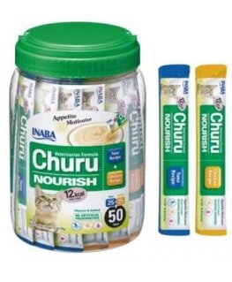 INABA Churu Nourish Chicken and Tuna - cat treats - 50x14 g
