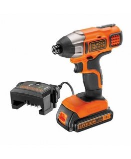 Black & Decker Impact screwdriver Black - Decker bdcim18d1a-qw 115 Nm