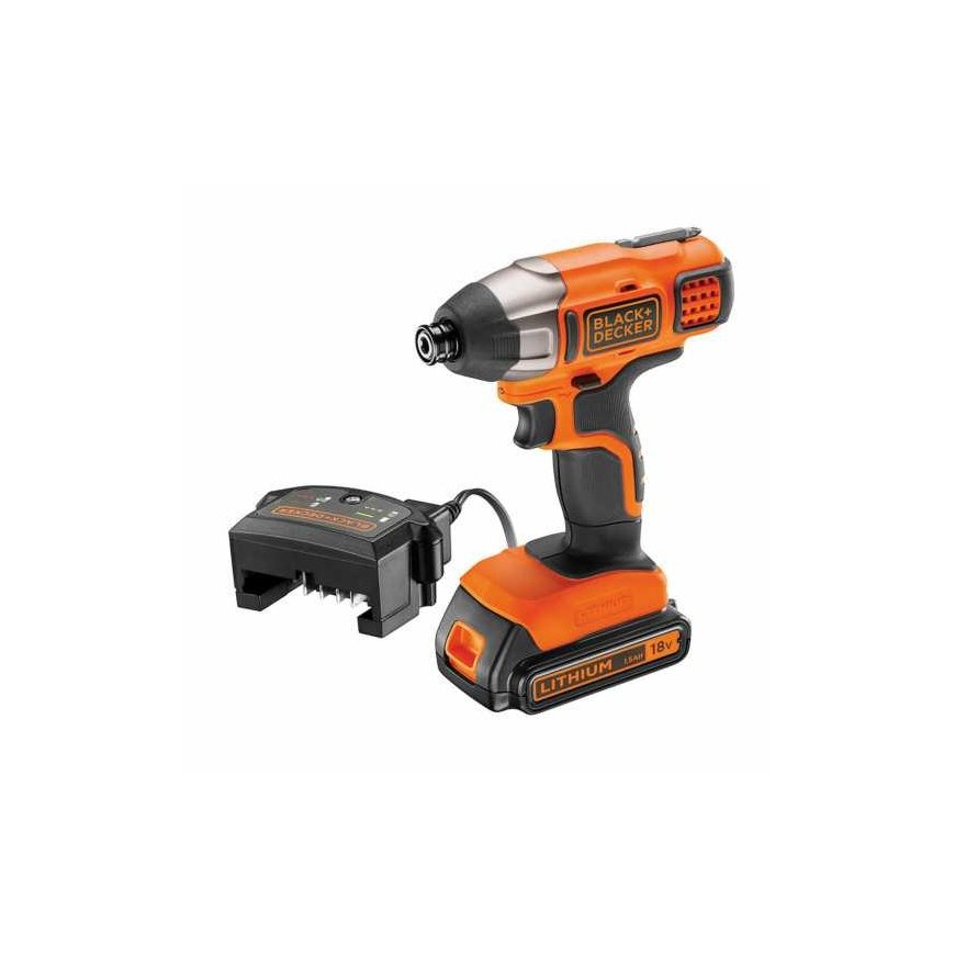 Black & Decker Impact screwdriver Black - Decker bdcim18d1a-qw 115 Nm