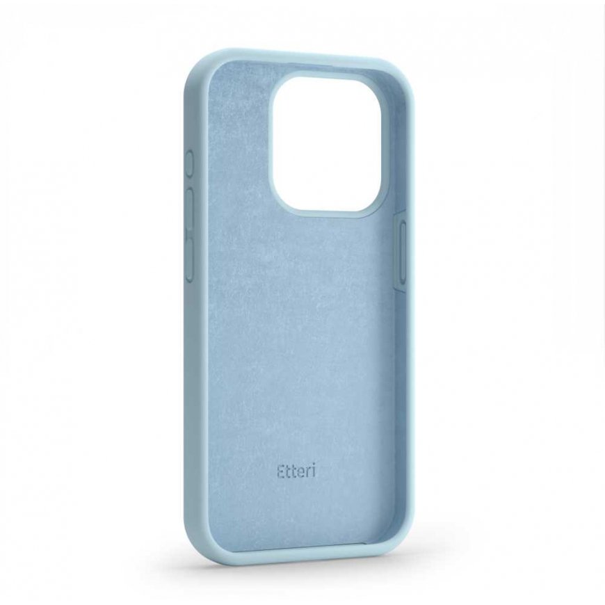 Case Etteri Silicone case for Samsung Galaxy A35 5G light blue – 3