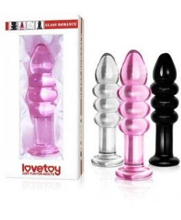 LOVETOY Glass Romance Dildo pink