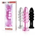 LOVETOY Glass Romance Dildo pink LOVETOY Glass Romance Dildo pink