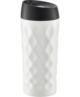 Stainless steel thermos cup Diamond 400 ml cream AMBITION