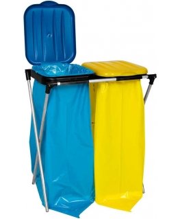 Gsg24 Rack holder for sorting 120L garbage bags - 2 types of waste
