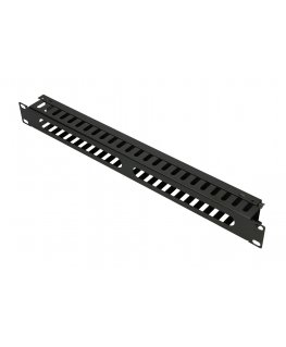 Extralink CABLE MANAGER WITH METAL COVER Laidų tvarkymo skydas