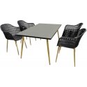 Outdoor furniture set Set mebli ogrodowych Luc black PATIO