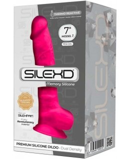 Orion SILEXD - MODEL 1 REALISTIC PENIS PREMIUM SILEXPAN SILICONE Rožinis 17,5 cm