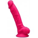 Orion SILEXD - MODEL 1 REALISTIC PENIS PREMIUM SILEXPAN SILICONE Rožinis 17,5 cm
