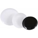 Komplet obiadowy Valencia White & Black 18-element AMBITION Komplet obiadowy Valencia White & Black 18-element AMBITION
