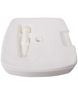 Patio Podstawa do parasola white 40 x 40 cm 15 l
