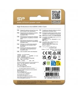 Mälukaart Silicon Power microSDXC 128GB High Endurance + adapter