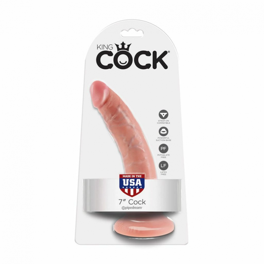 King Cock Pipedreams KING COCK 7" LENGTH 17.8 CM – 4
