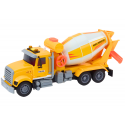 Lean Toys Yellow Concrete Mixer Truck With Friction Drive Light and Sound Effects Lean Toys Yellow Concrete Mixer Truck With Friction Drive Light and Sound Effects