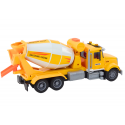 Lean Toys Yellow Concrete Mixer Truck With Friction Drive Light and Sound Effects Lean Toys Yellow Concrete Mixer Truck With Friction Drive Light and Sound Effects