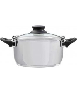 Puodas ze stali nierdzewnej su dangteliu Lima 24cm DOMOTTI